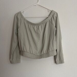 Guess Light Green Long Sleeve Blouse